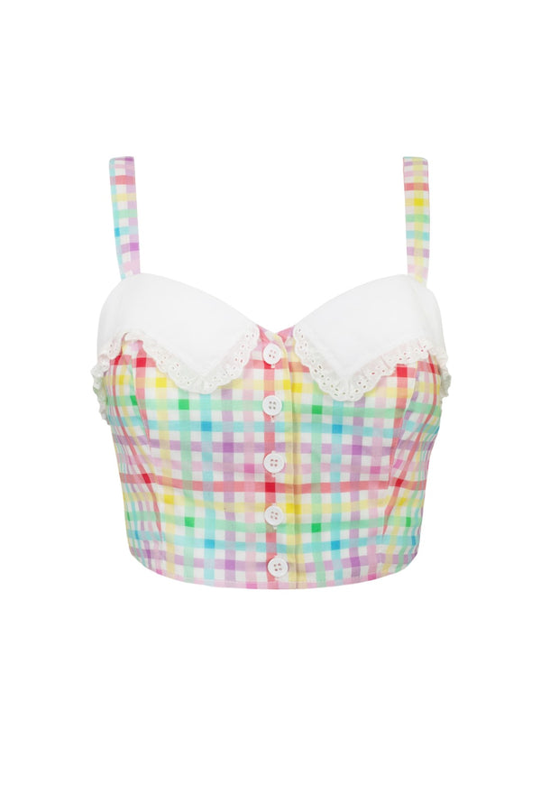 Hell Bunny Suzon Top Multi