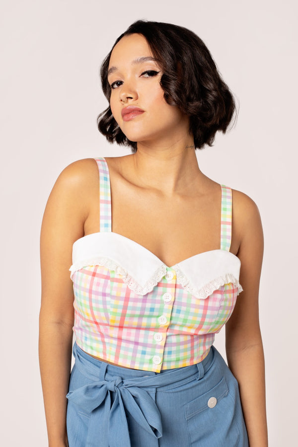 hell bunny Suzon Top Multi