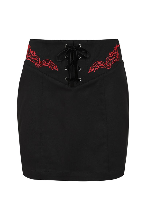 Hell Bunny Tallulah Mini Skirt Black