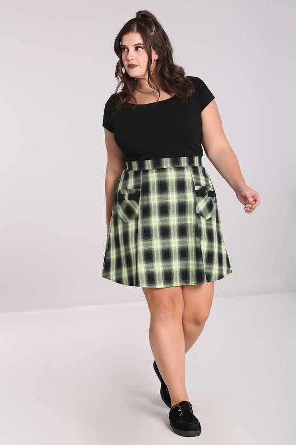 Hell Bunny Tammy Skirt Black