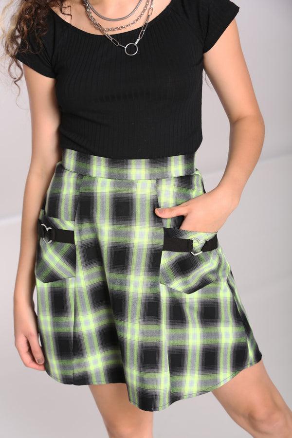 Hell Bunny Tammy Skirt Black