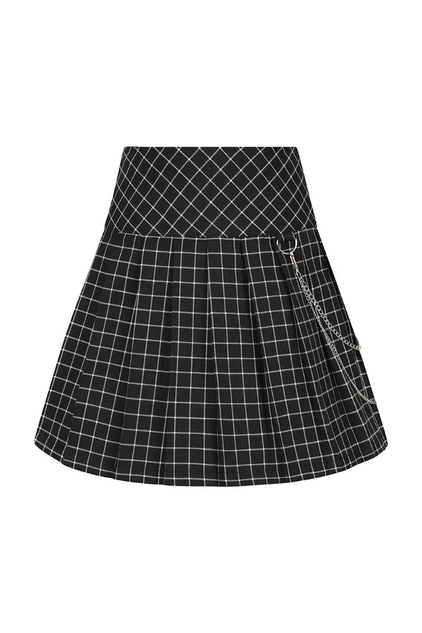 Hell Bunny Tate Mini Skirt Black