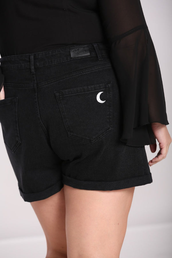 Hell Bunny Temptation Shorts Black