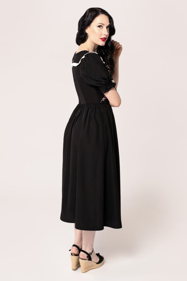 Hell Bunny Tessie Maxi Dress Black