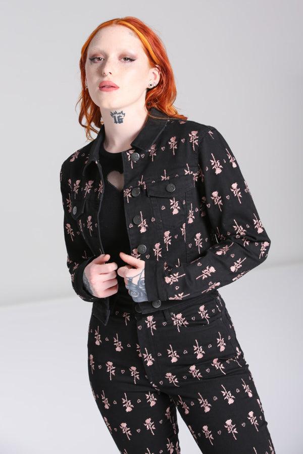 Hell Bunny The Lover Jacket Black