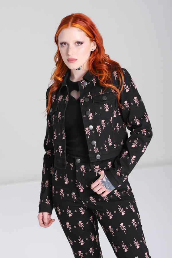 hell bunny The Lover Jacket Black