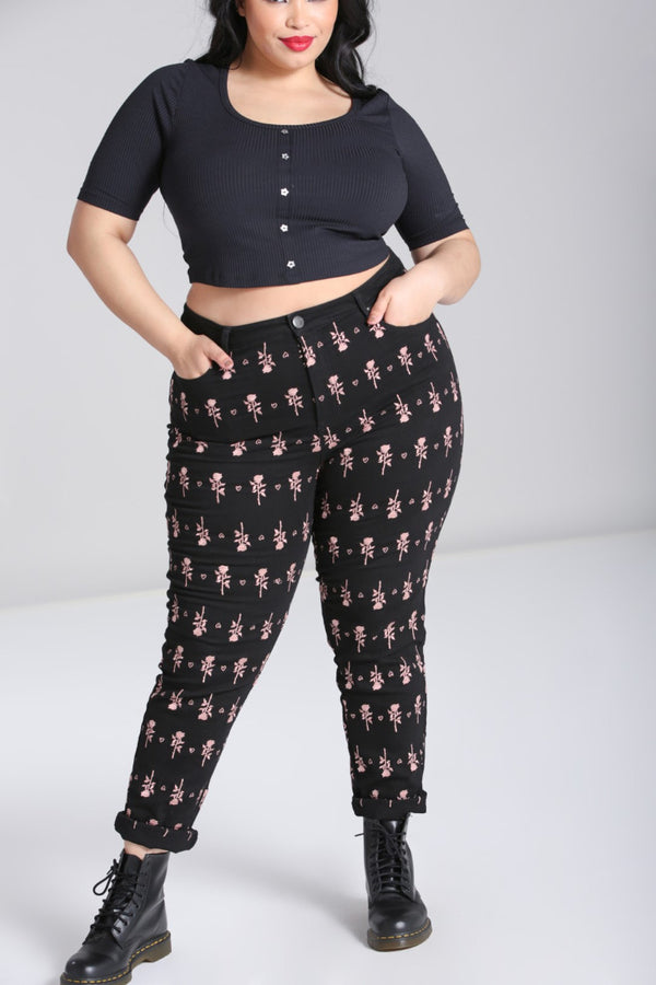 Hell Bunny The Lover Jeans Black