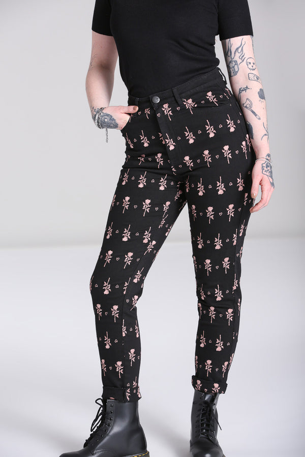 hell bunny The Lover Jeans Black