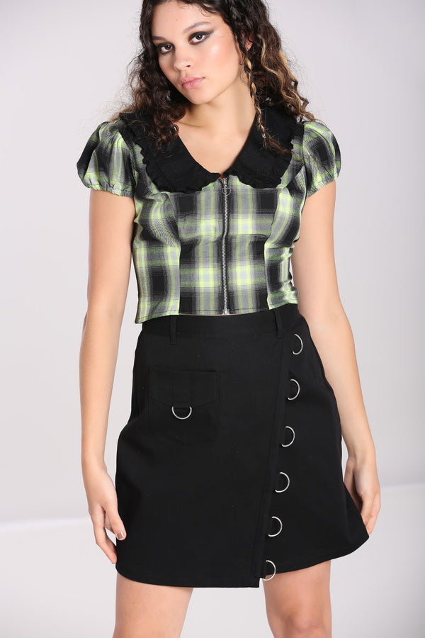 Hell Bunny Tifa Skirt Black