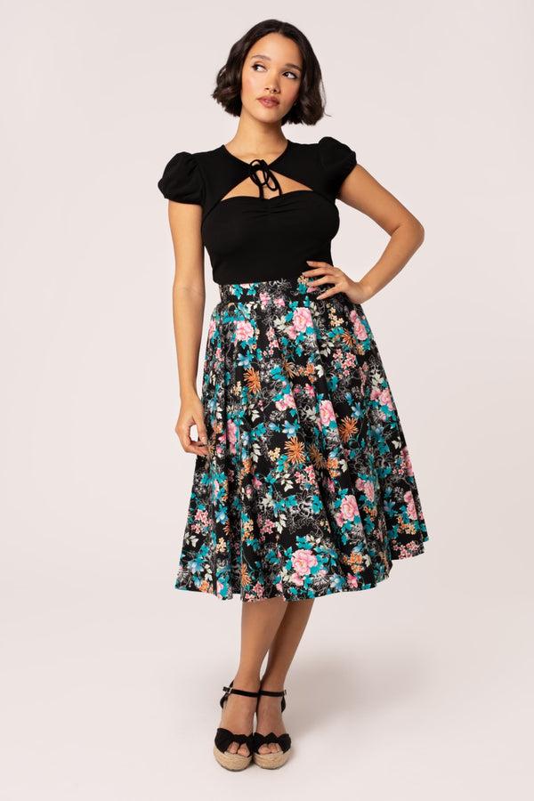 Hell Bunny Umi Skirt Black
