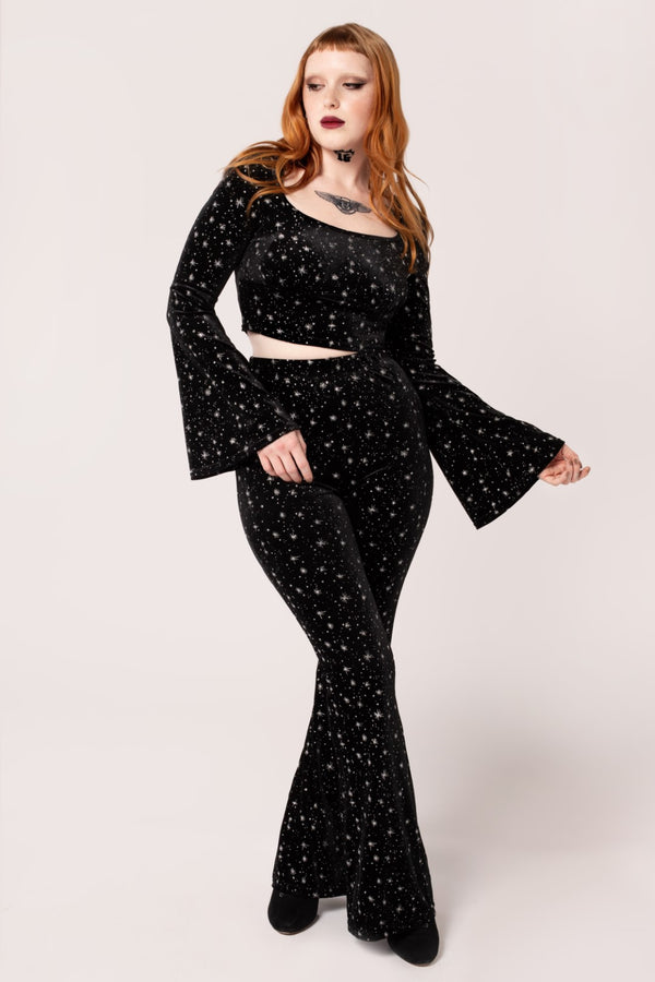 Hell Bunny Vela Top Black