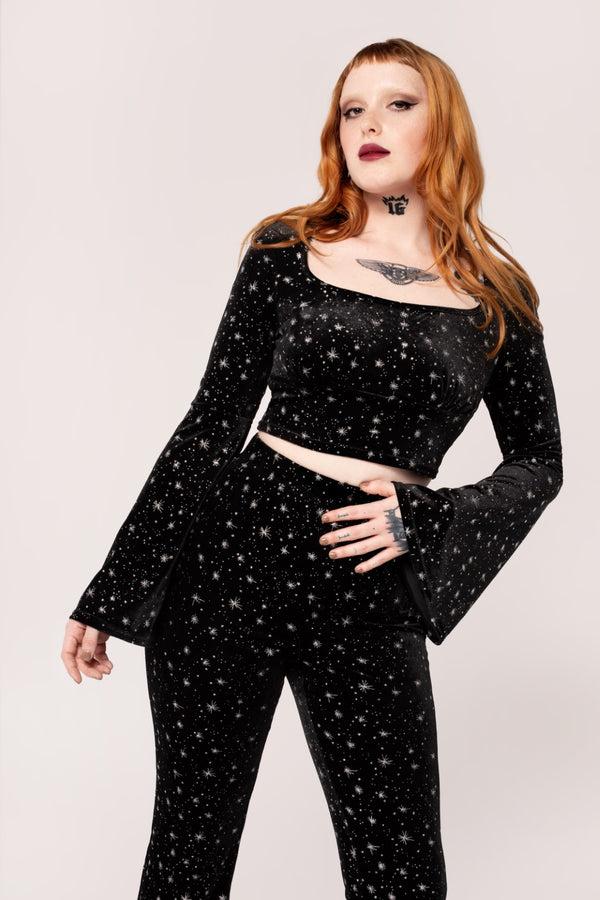 Hell Bunny Vela Top Black