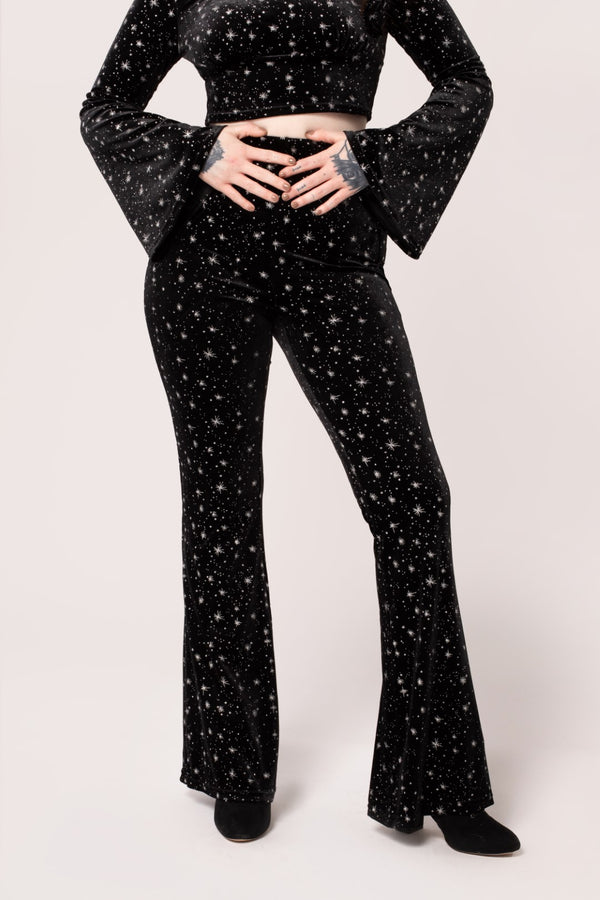 hell bunny Vela Trousers Black