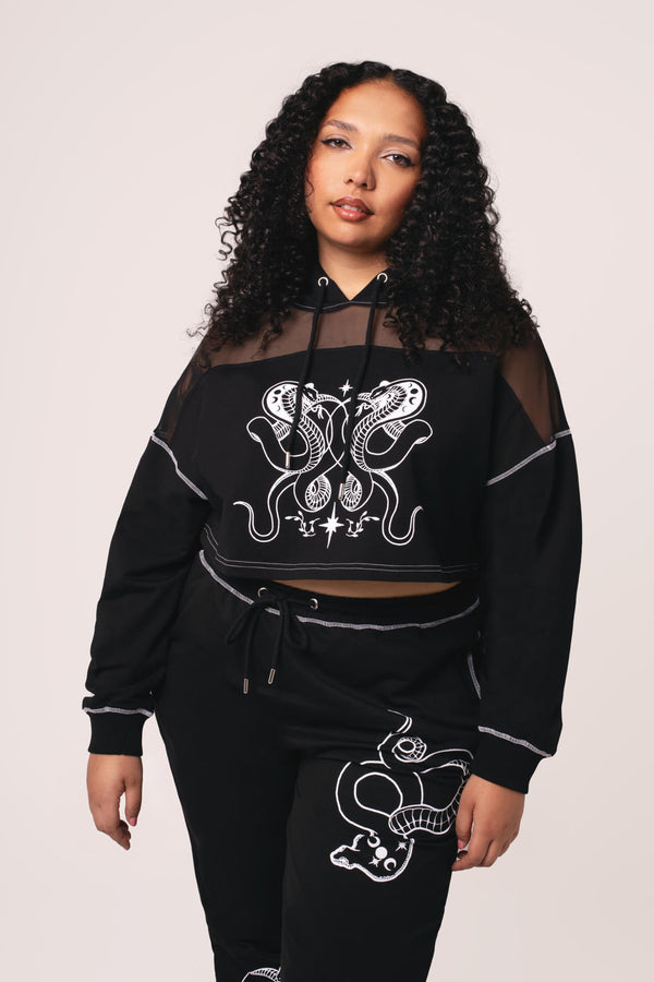 Hell Bunny Venom Hoodie Black