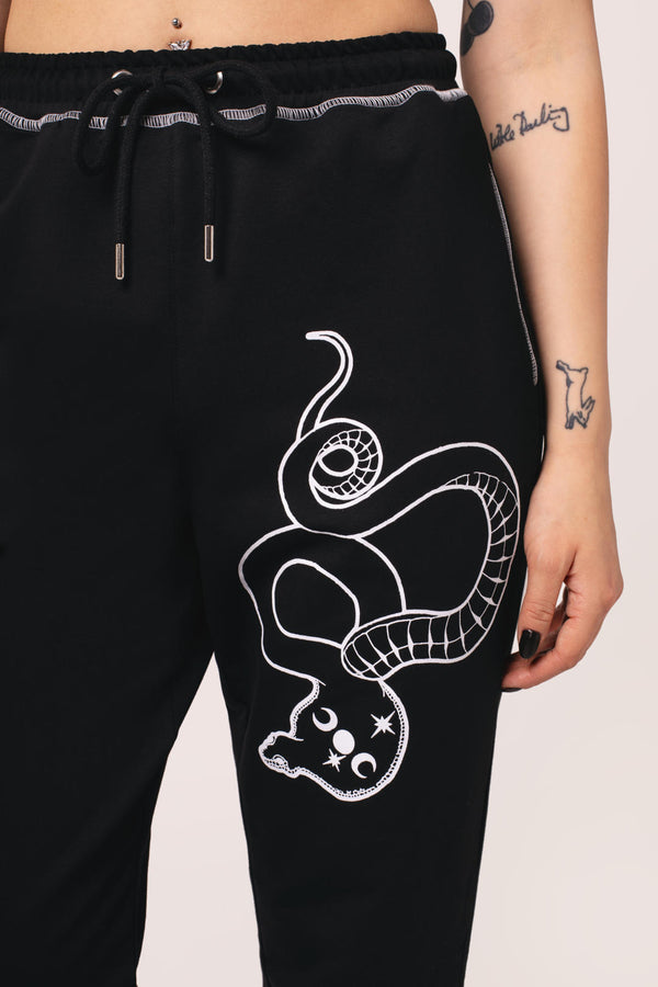 Hell Bunny Venom Joggers Black
