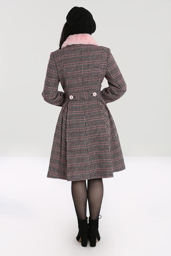 Hell Bunny Watson Coat Pink