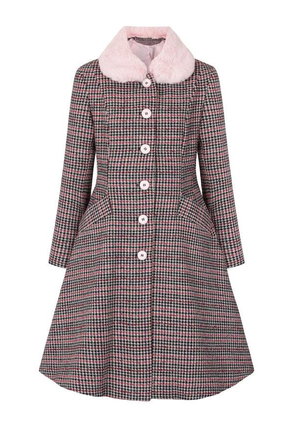 Hell Bunny Watson Coat Pink
