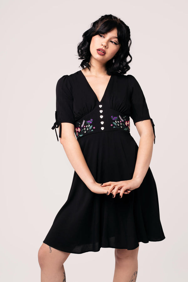 Hell Bunny Winnie Dress Black