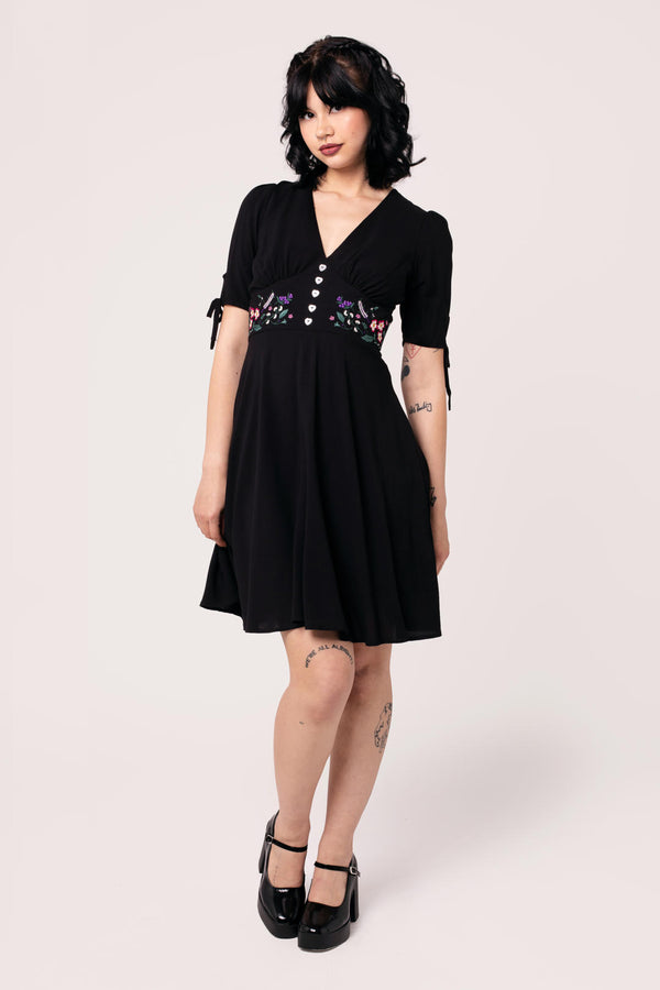 hell bunny Winnie Dress Black