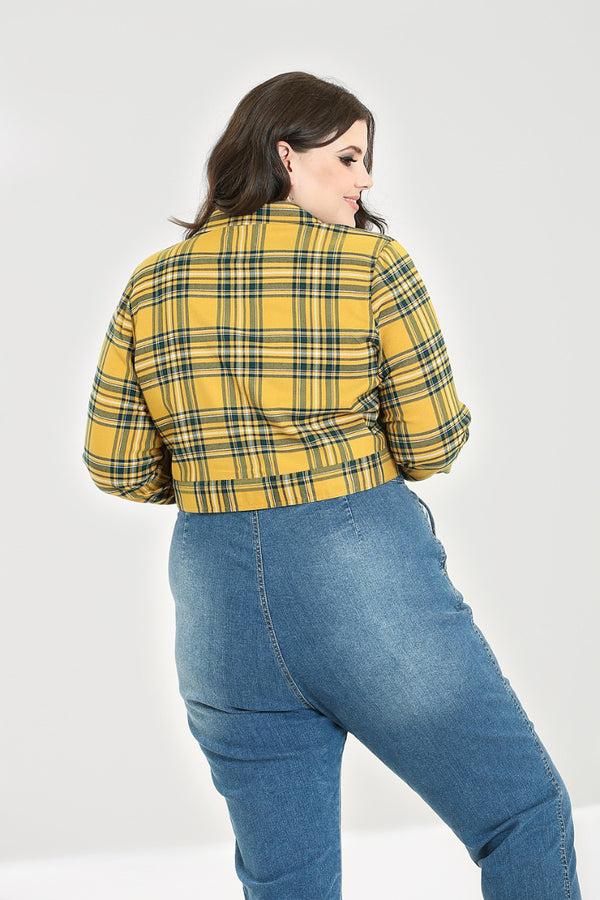 Hell Bunny Wither Jacket Mustard