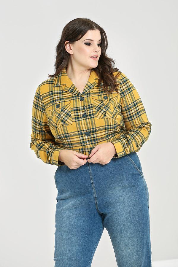 Hell Bunny Wither Jacket Mustard