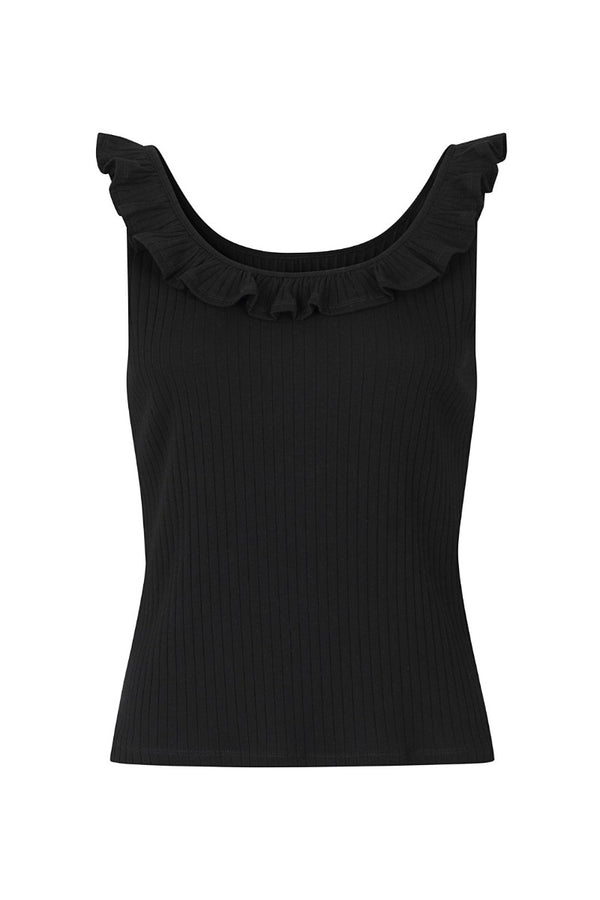 Hell Bunny Yolanda Top Black