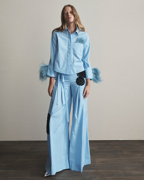 Hellessy Anatole Shirt Shadow Blue