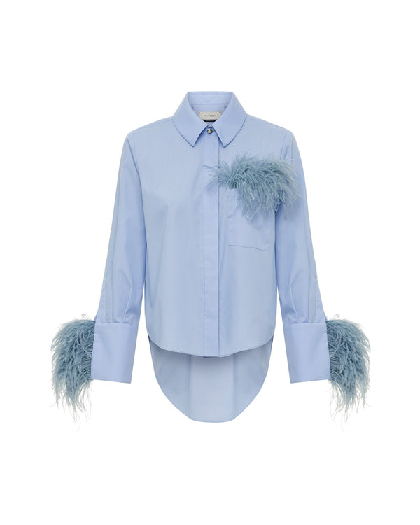 hellessy Anatole Shirt Shadow Blue