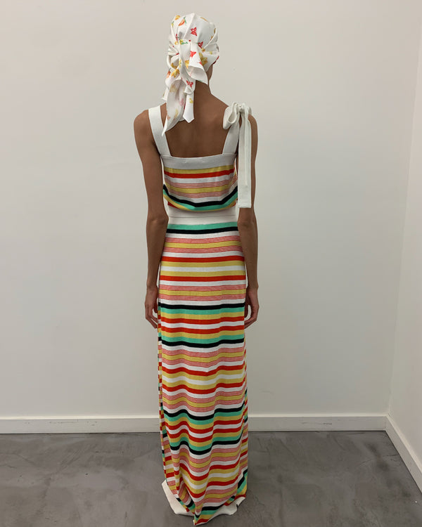 Hellessy Andrea Skirt Multicolor Stripe