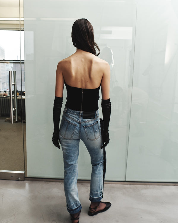 Hellessy Arin Jeans Medium Wash/Gunmetal