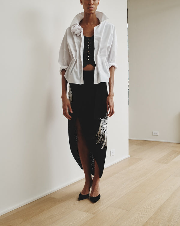 Hellessy Ashby Top White And Black