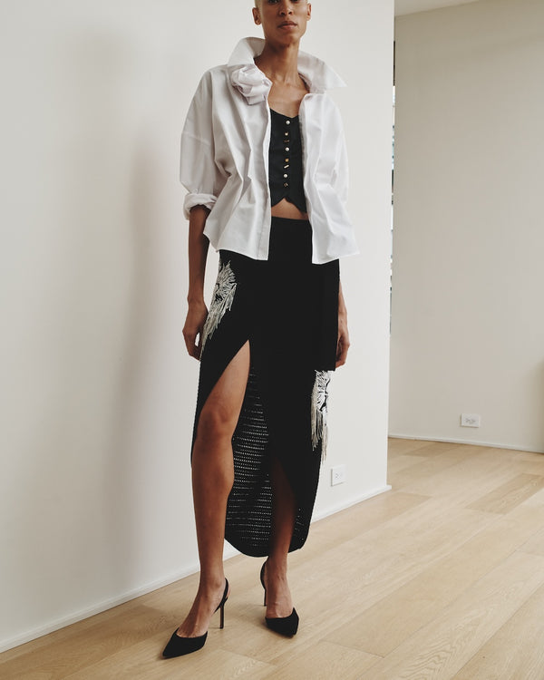 Hellessy Ashby Top White And Black