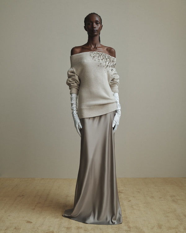 Hellessy Astra Sweater Dress Cloud