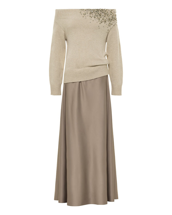 hellessy Astra Sweater Dress Cloud