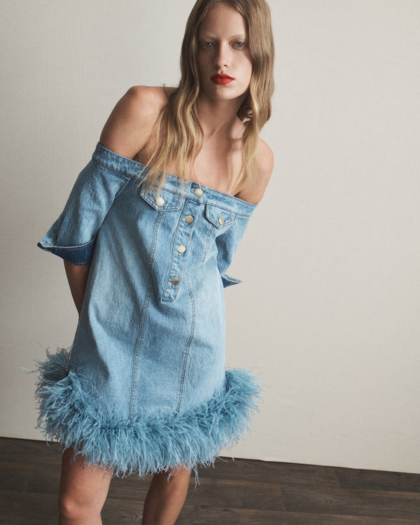 Hellessy Barbara Dress Medium Wash