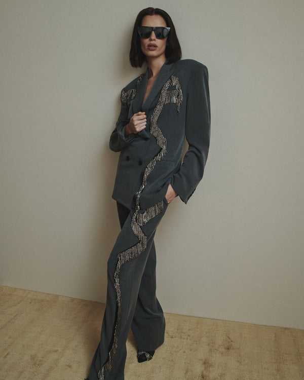 Hellessy Batiste Blazer Pebble