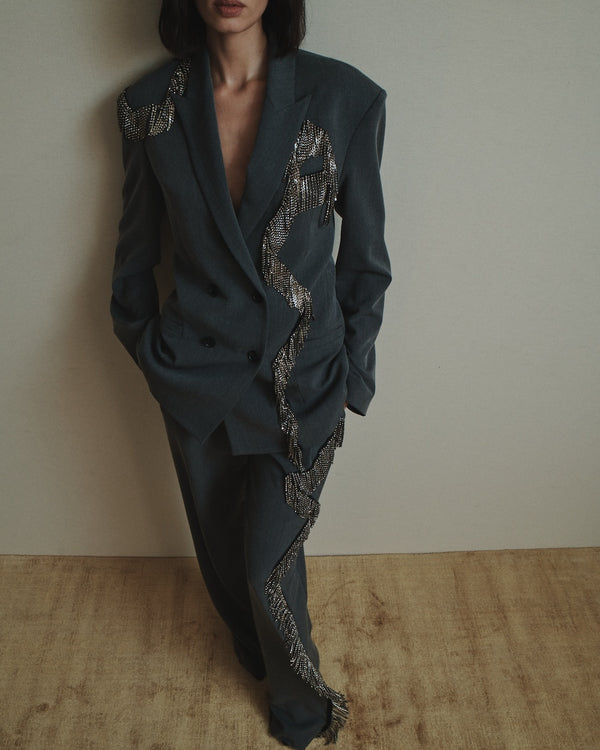 Hellessy Batiste Blazer Pebble