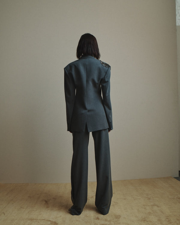 Hellessy Batiste Blazer Pebble