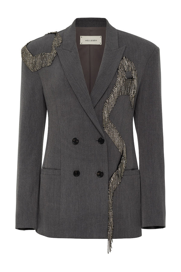 hellessy Batiste Blazer Pebble