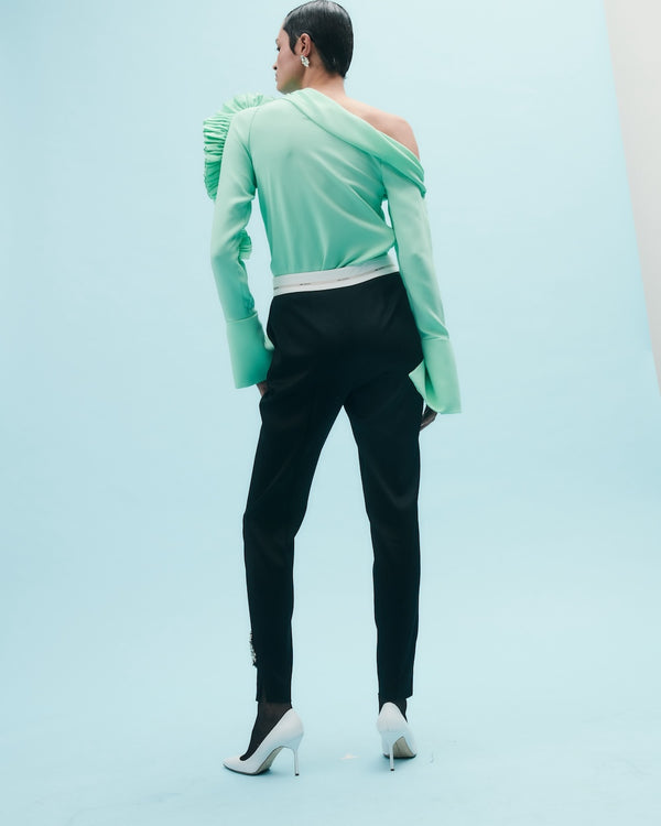 Hellessy Belle Blouse Seafoam