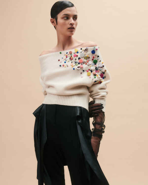 Hellessy Bruno Sweater Warm White