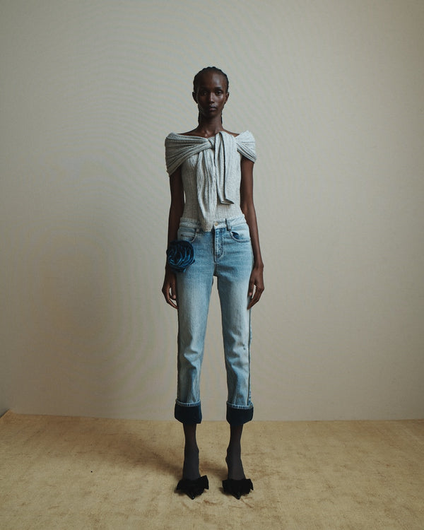 hellessy Clara Top Heather Grey