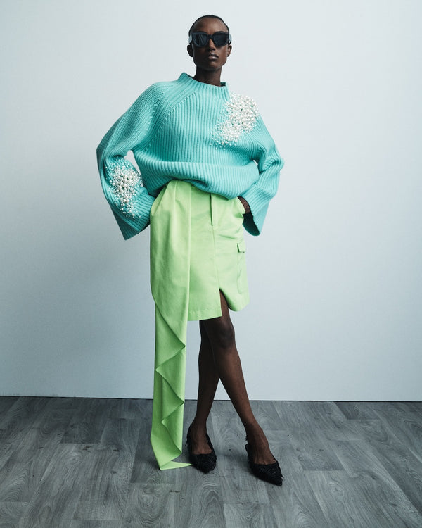 Hellessy Dita Skirt Apple Green