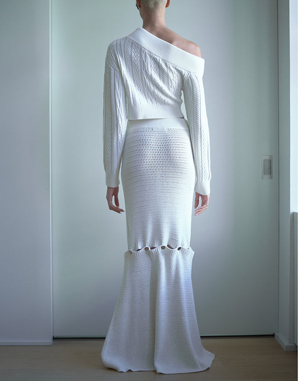 Hellessy Doria Skirt Ecru