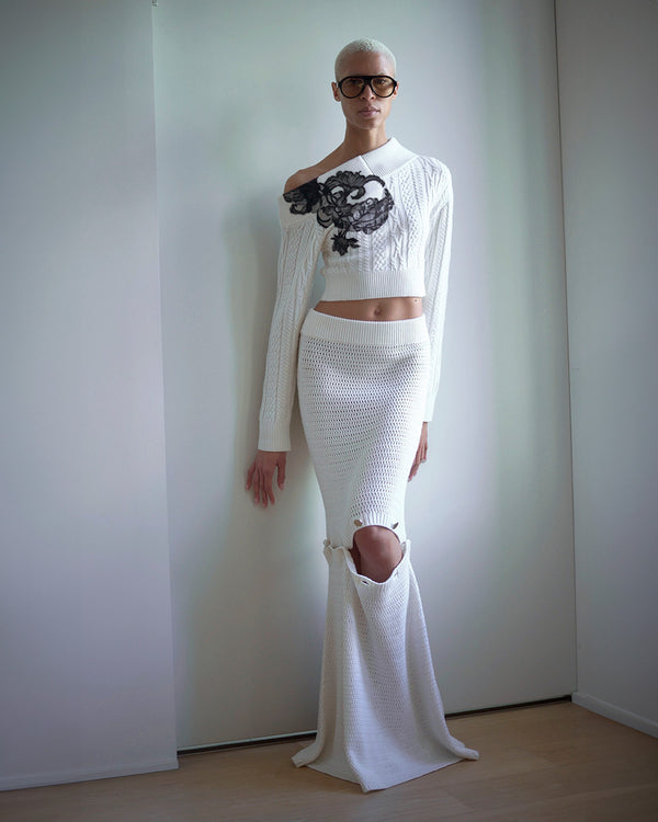 hellessy Doria Skirt Ecru