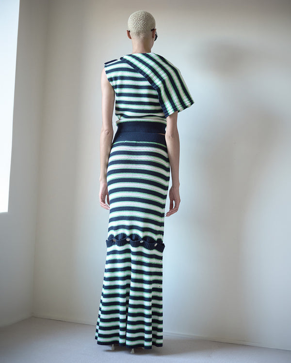 Hellessy Doria Skirt Multi-stripe And Striped
