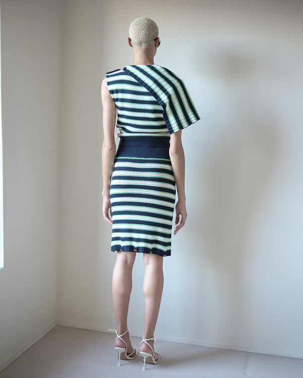 Hellessy Doria Skirt Multi-stripe And Striped