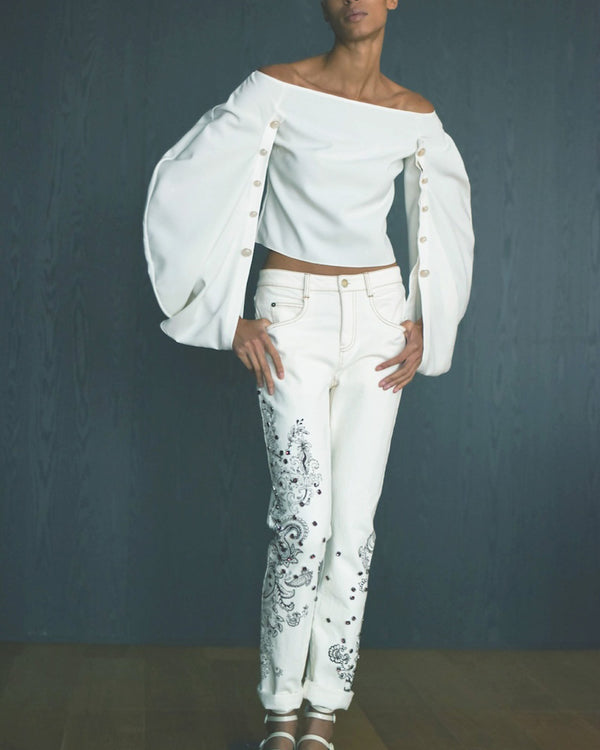 Hellessy Elio Jeans White