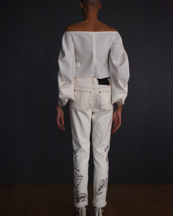 Hellessy Elio Jeans White