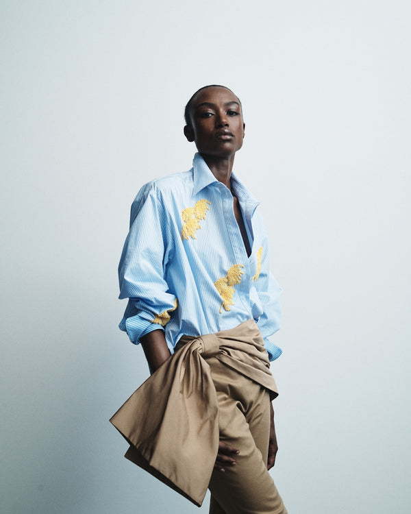 Hellessy Emilio Shirt Light Blue Stripe